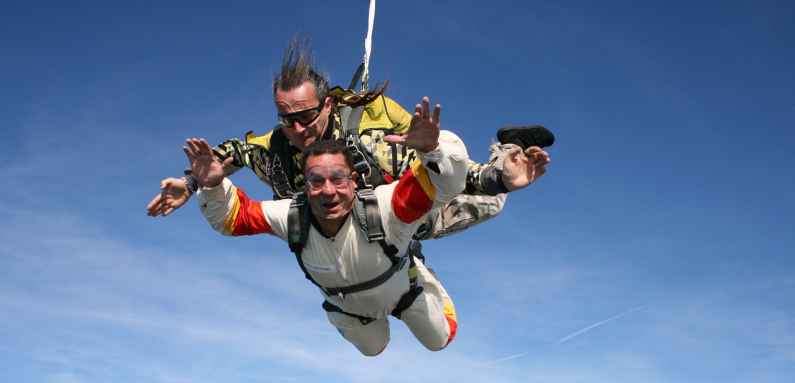 Skydiving in Andalucia, Spain